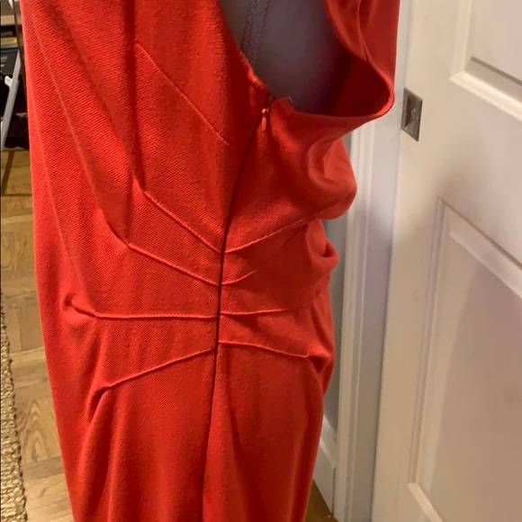 Ann Taylor Coral Cap Sleeve Sheath Dress size 10 Tall - Picture 5 of 9